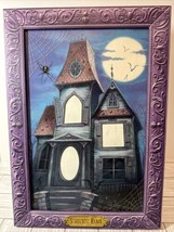 Hallmark Scarecrest Manor Halloween Framed Print Shadows &amp; Shrieks 12 X 17 - £14.73 GBP