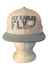 New Era 59FIFTY Philadelphia Eagles Fitted Hat &quot;Fly Eagles Fly&quot; 7 1/4 - £23.74 GBP