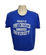 Property of Port Chester University College Bound Adult Large Blue TShirt - $376.33 MXN