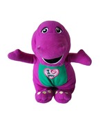 Barney Purple Dinosaur Plush Stuffed Toy Singing I Love You 9 in Tall 20... - £21.11 GBP