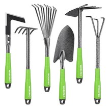 6-Piece Garden Tool Set, Heavy Duty Gardening Hand Tools with Soft Rubbe... - $2,539.50 MXN