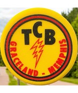 Vtg TCB Taking Care Of Business Graceland Memphis Elvis Foam Frisbee Wal... - $568.71 MXN