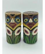 Vintage Salt and Pepper Shakers Victoria Ceramics Totem Pole Tiki Japan - £16.49 GBP