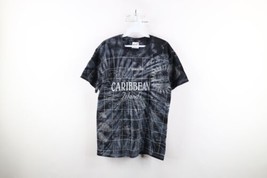 Vintage 90s Streetwear Mens Medium All Over Print Caribbean Islands Map T-Shirt - £47.03 GBP