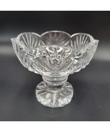 Vintage Waterford Cut Crystal Footed Round Bowl Lismore Pattern 4.5&quot; Dis... - $1,142.18 MXN
