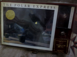 The Polar Express Gift Set Narrated By William Hurt Hardcover Book &amp; Cas... - $22.45