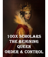 100X 7 SCHOLARS REIGNING QUEEN ORDER &amp; CONTROL MAGICK WORK MAGICK RING P... - $29.93