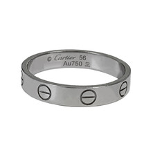 Cartier Love Wedding White Gold Band Ring, size 56 - $1,100.00