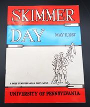 Vtg Univ. of Pennsylvania Skimmer Day May 11, '57 Booklet Crew Blackwell... - $29.99