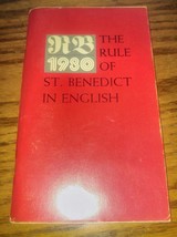 Vintage 1980 The Rule of St. Benedict in English Liturgical Press 1982 Fry - £7.96 GBP