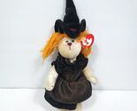 Halloween Witch Bear Ty Attic Treasures 12&quot; Jointed Plush Stuffed Animal - $16.82