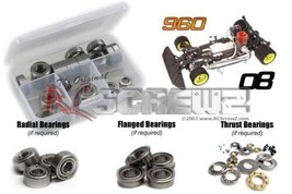 RCScrewZ Metal Shielded Bearing Kit ser016b for Serpent 960 &#39;08 Version #903008 - £39.52 GBP