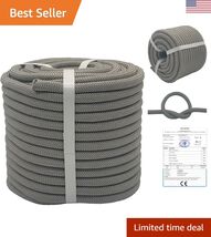 Braided Polyester Arborist Rigging Rope 3/8 inch X 100 feet High Strengt... - $60.57