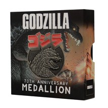 Godzilla 70th Anniversary Limited Edition Medallion Coin Figure Collectible - £20.26 GBP