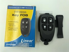 NEW Linear Wireless Key FOB Remote ITIFOB01 4 Button With Clip Compatibl... - $6.92