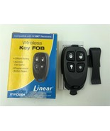 NEW Linear Wireless Key FOB Remote ITIFOB01 4 Button With Clip Compatibl... - $126.90 MXN