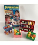 Supermarket Set Giant Pretend Play Food Grocery Store Vintage Norstar To... - $74.20