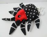 IKEA Klappar Djur Spider Hand Puppet black red white spots dots stripes - $17.81