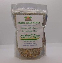 Green with Envy-Green Lentil &amp; Green Pea Seeds, Microgreen Sprouting, 8 ... - £17.61 GBP