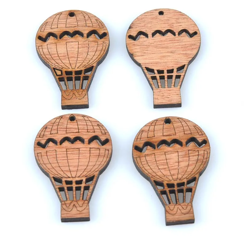 Attern natural wooden scrapbooking craft round random for home decoration 49x32mm 20pcs thumb200