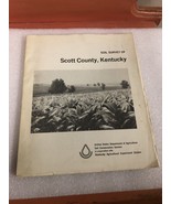 Kentucky Soil Survey of Scott County with b&amp;w and color maps 1971 book v... - $37.62