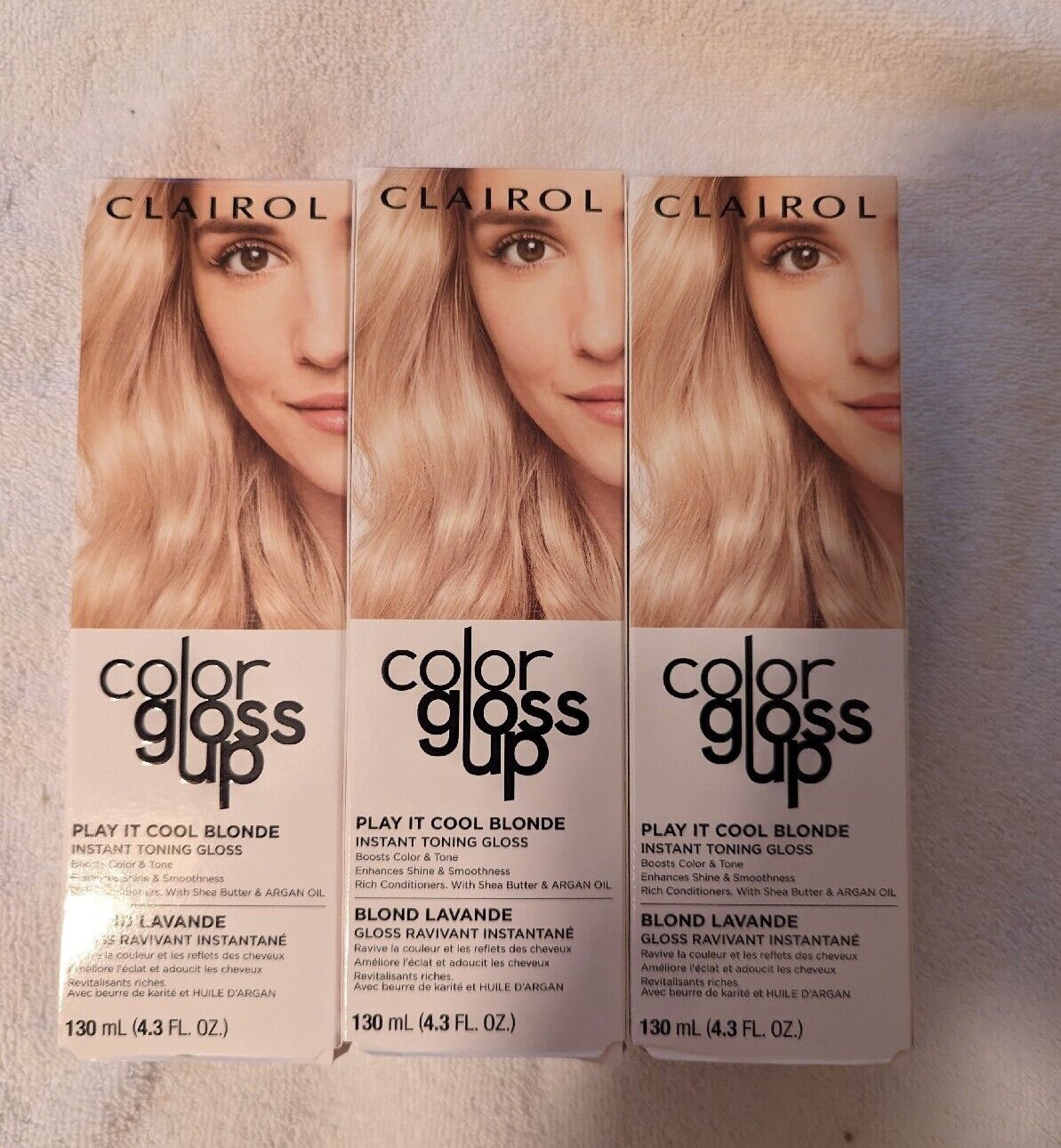 Primary image for Clairol Color Gloss Up Play it Cool Blonde Instant Toning Gloss 4.3oz. LOT OF 3