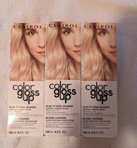 Clairol Color Gloss Up Play it Cool Blonde Instant Toning Gloss 4.3oz. LOT OF 3 - $19.34