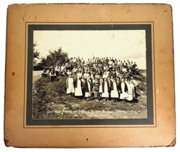 1933 VT Photo Apple Pickers &amp; Packers MacRae Orchards Castleton Corners Vermont - £27.37 GBP