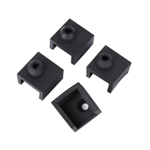 4PCS Official Creality 3D Printer Hotend Silicone Sock Heater Block Silicone Cov - £8.41 GBP