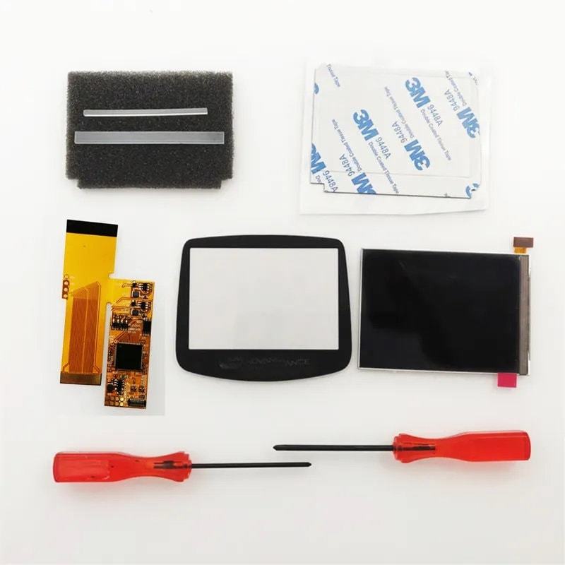 Gameboy Advance IPS V2 Screen Upgrade Backlit Mod LCD display Kits for B... - $49.95