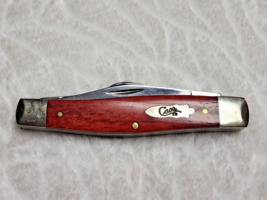 Case Xx Usa Large Stockman 6375 Ss 2022 Red Smooth Bone Handle &quot;Bomb Shield&quot; - £133.36 GBP