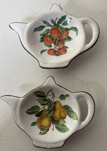 2 Enesco FruitTea Bag Holders Very Good Cond. - £7.54 GBP