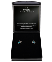 Fossil Collector Girlfriend Earrings Birthday Gifts - Turtle Ear Rings J... - £39.30 GBP