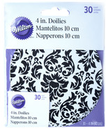Wilton 4 Inch Damask Doilies For Cakes, Entrees, Centerpiece, Crafts. Pa... - $93.13 MXN