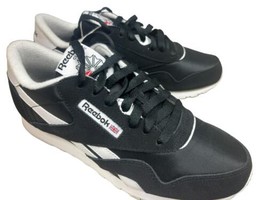 Reebok Women&#39;s Classic Nylon Sneaker Black/White Size 8 - £27.46 GBP