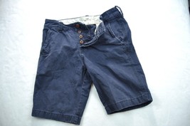 Men&#39;s Hollister Size 28 Button Fly Navy Blue Shorts - £7.86 GBP