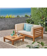 Oana Beige 3-Piece Love Seat Set w/Table - $1,062.69 CAD