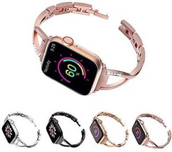 Replacement Fashion Band Compatible with Apple Watch  Sizes 38/40/41mm 4... - £10.16 GBP