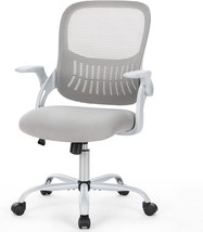 Adorable Office Computer Desk Chair, Gray, Ergonomic Mid-Back Mesh, And Home. - £53.08 GBP