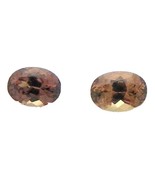 SET OF 2 CHANGE GARNET 5mm X 7mm OVAL CUT GEMSTONE - $294.00