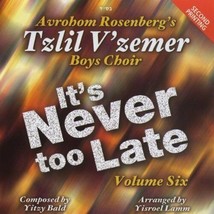 NEW Avrohom Rosenberg&#39;s Tzlil V&#39;zemer Boys Choir: It&#39;s Never Too Late -Import CD - £9.17 GBP