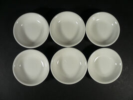 Set of 6 Cameo White Sauce Dipping Bowls Dishes 3 1/2" - $24.99