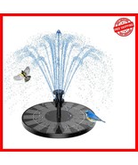 Durable Solar Fountain Pump with Adjustable Nozzles for Outdoor Decorations - $22.76