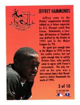 1994 Ultra #3 Jeffrey Hammonds Baltimore Orioles - £1.57 GBP