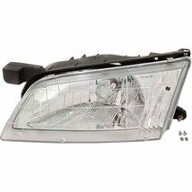 Headlight For 1998-1999 Nissan Altima Driver Side Chrome Halogen With Clear Lens - £62.11 GBP