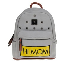 School Bag/ College Bag/ Picnic Bag/ Backpack (Light Grey Silver) with R... - £55.74 GBP