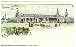 1904 Official Souvenir World&#39;s Fair Postcard Varied Industries Building - £11.57 GBP