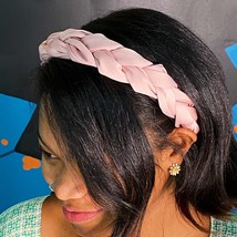 Blush Pink Dutch Braid Headband - £11.65 GBP