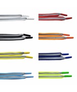 Metal Tips Reflective Flat Laces - $7.99