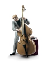 Lladro 01009331 Jazz Bassist Figurine New - $915.00